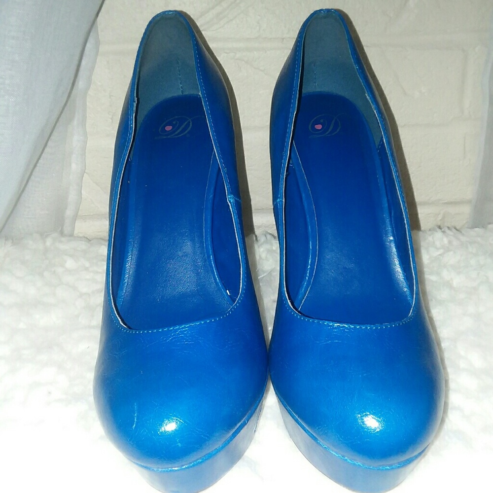 Blue heels